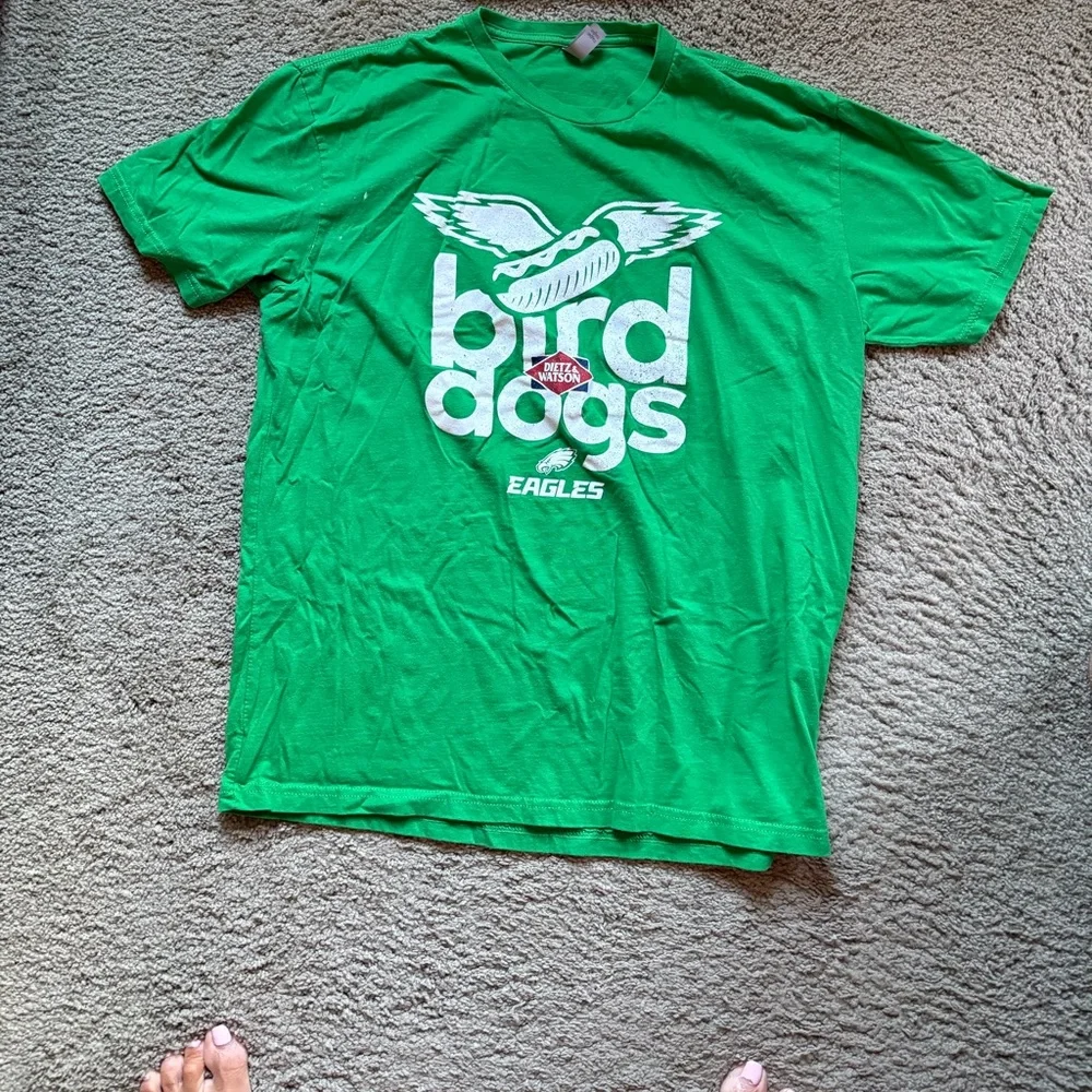 BUNDLE.. 2 Items..Philadelphia EAGLES T-Shirt & Hat Vibrant Green Tee XL - Picture 6 of 7